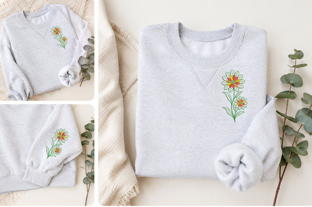 Floral Embroidery Design