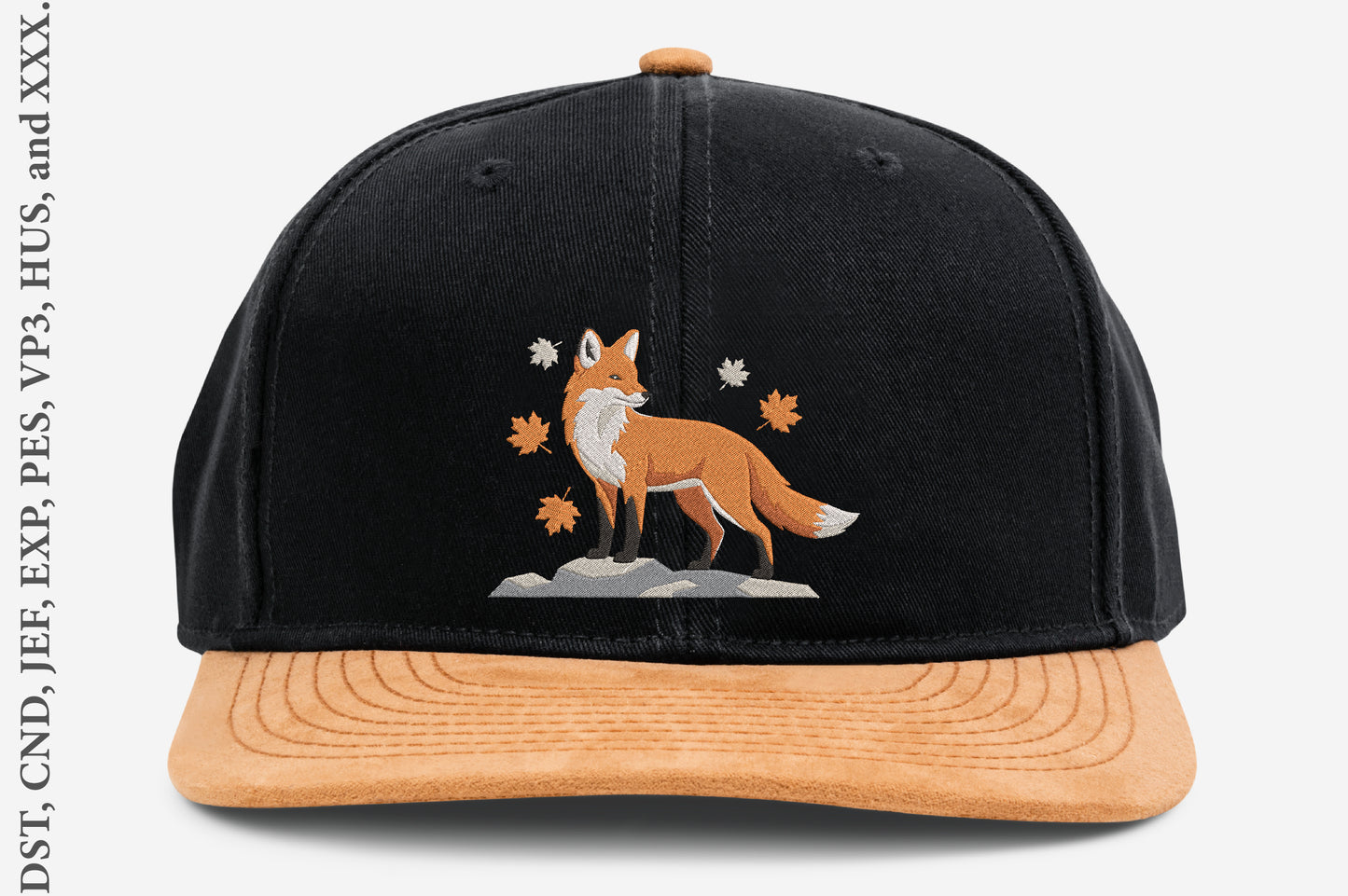 Fox Embroidery Design – Cute Fox Machine Embroidery Pattern, Woodland Animal Embroidery Design