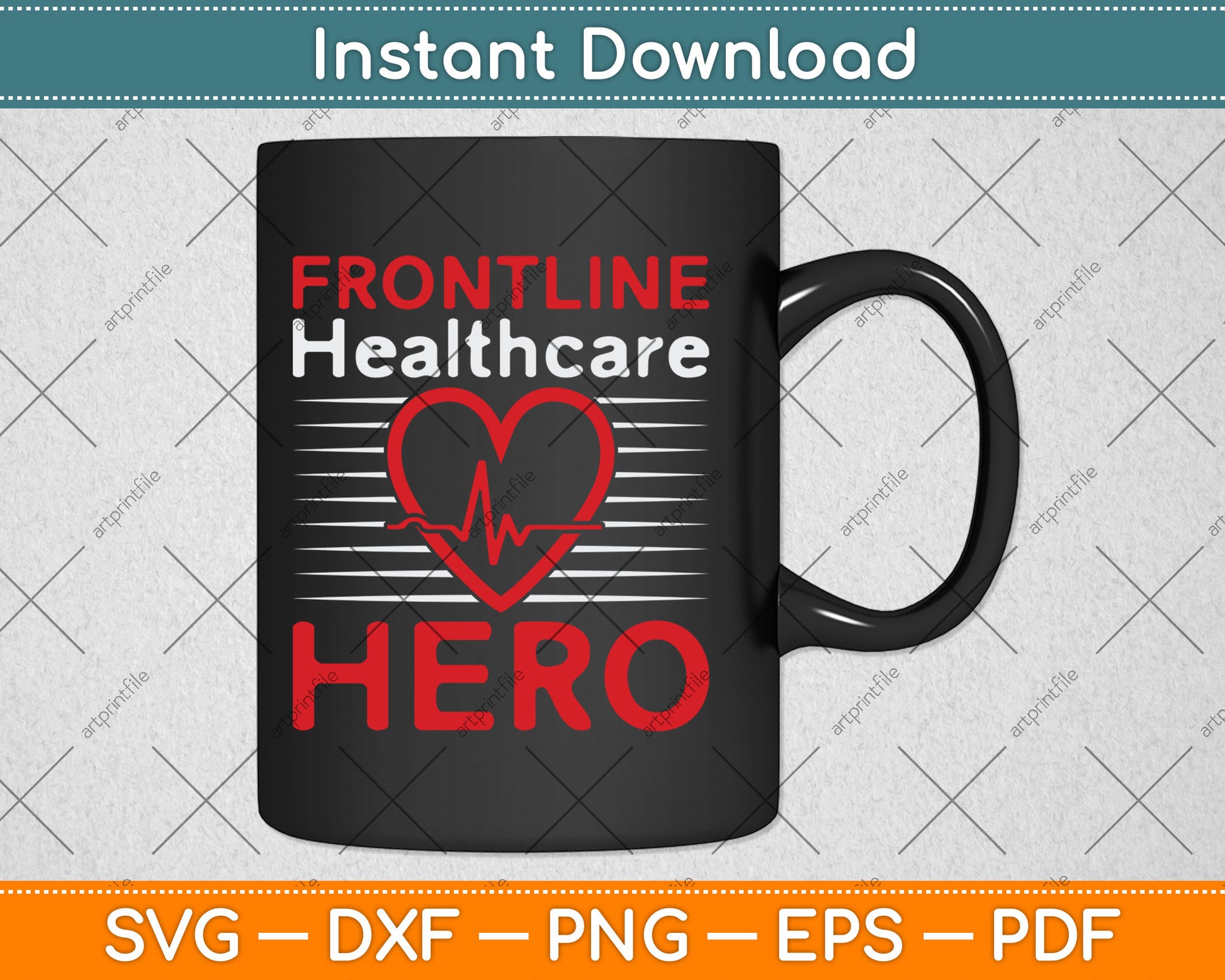 Frontline Essential Worker Frontline Hero Healthcare Worker Svg Digital Cutting File