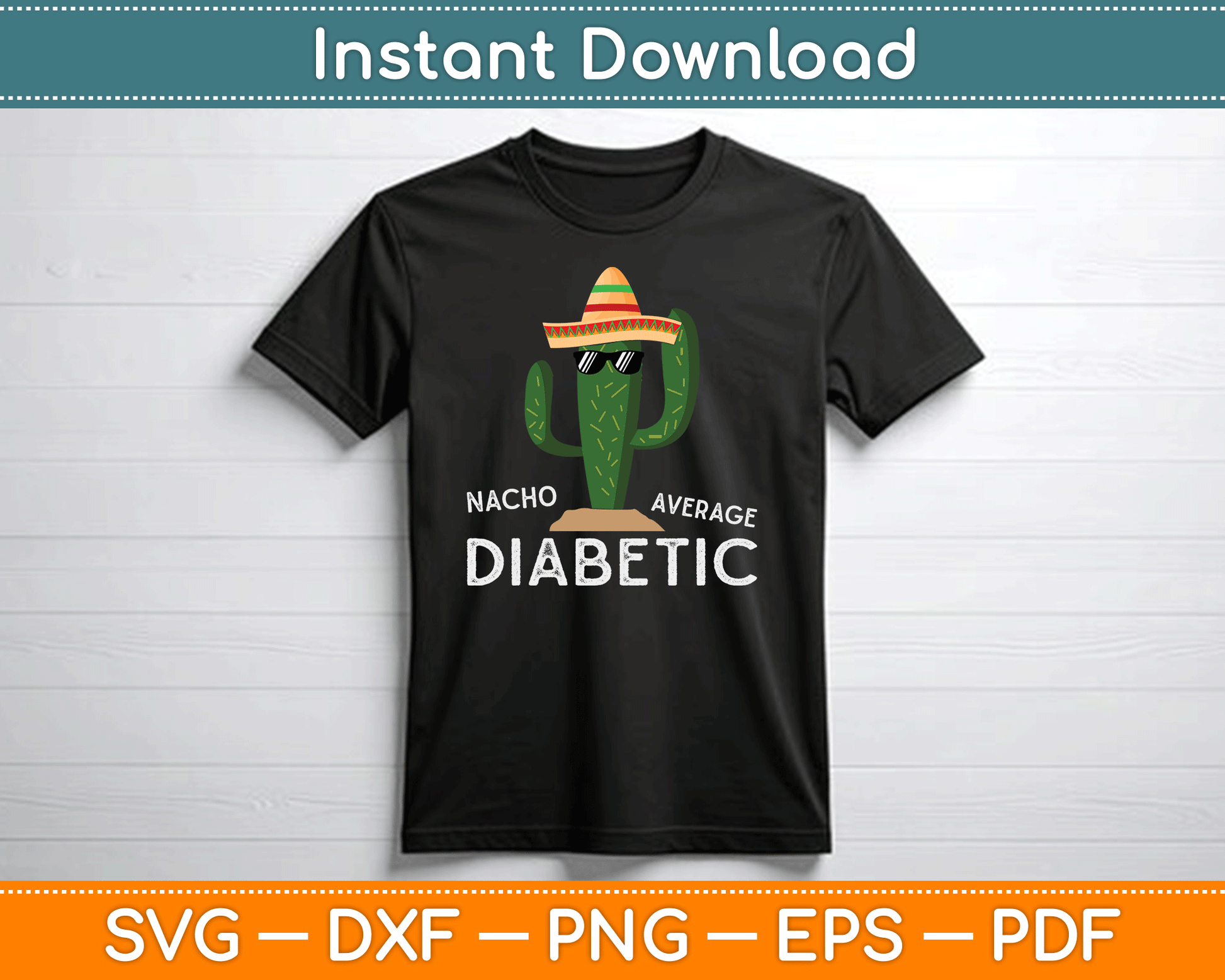 Fun Cute Diabetes Joke Saying Funny Diabetic SVG Digital Cutting File