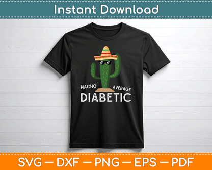 Fun Cute Diabetes Joke Saying Funny Diabetic SVG Digital Cutting File