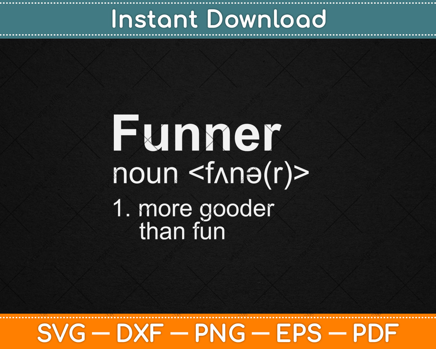 Funner Definition Svg Digital Cutting File