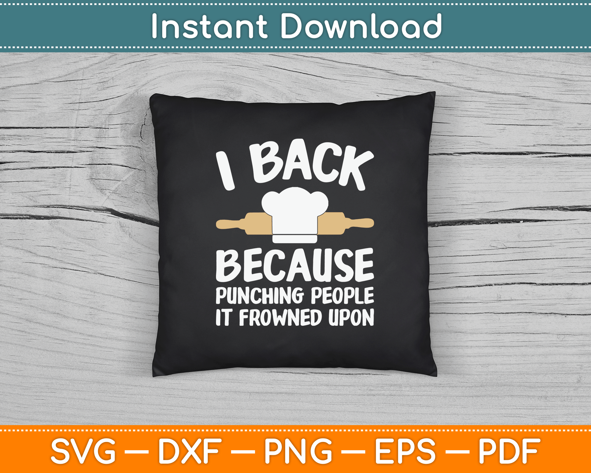 Professional Baker SVG Design for Bakery Shirts Aprons Mugs and Tote Bag Crafts