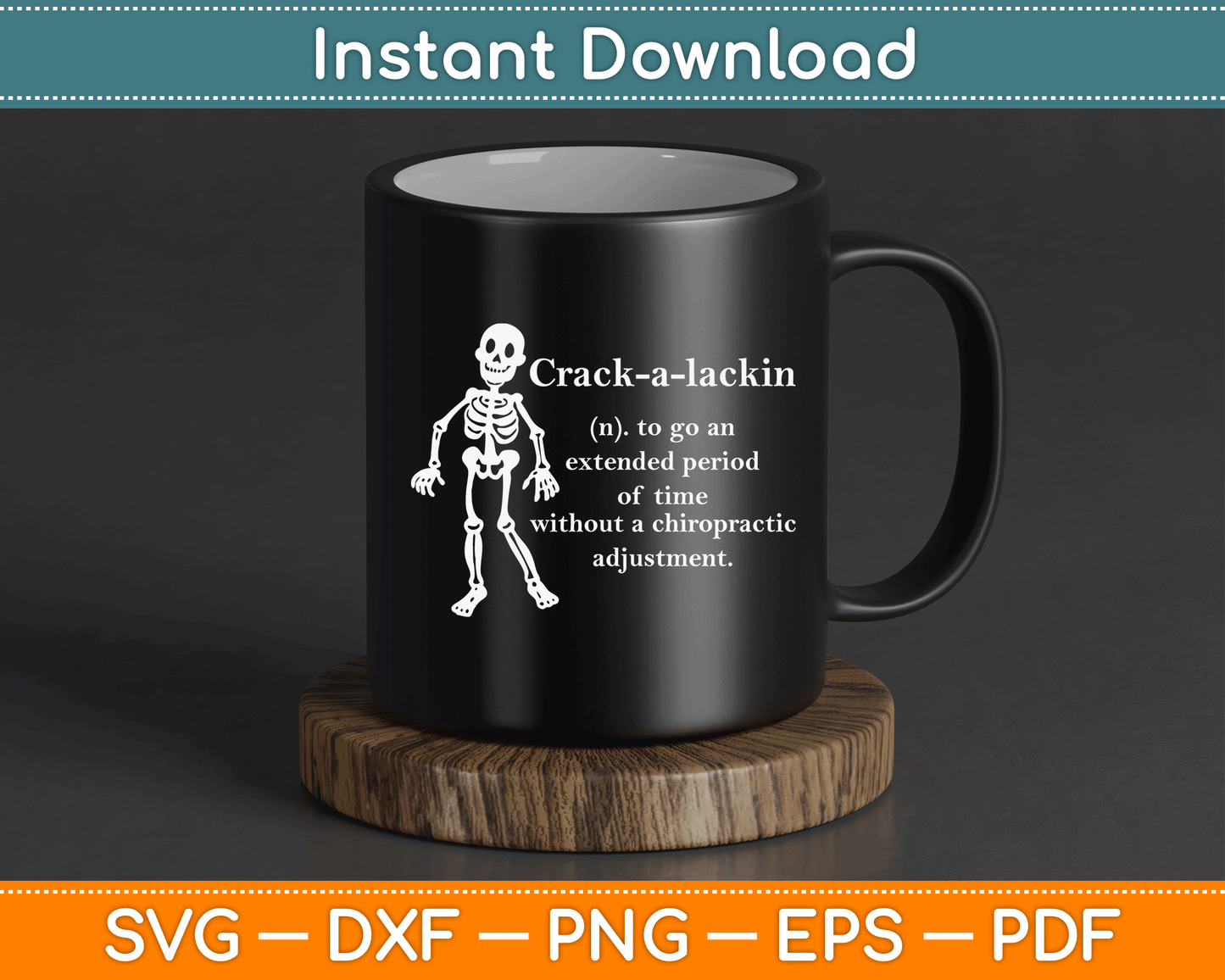 Funny Chiropractor Definition Chiropractic SVG Digital Cutting File
