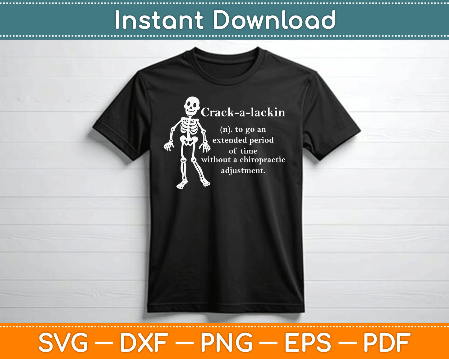 Funny Chiropractor Definition Chiropractic SVG Digital Cutting File