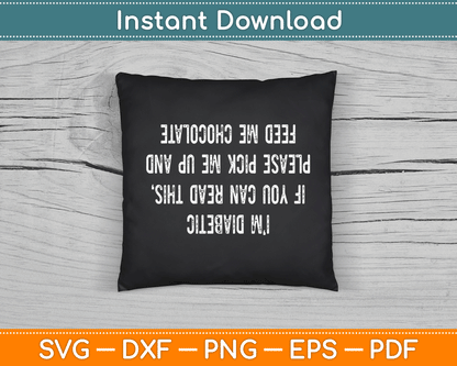 Funny Diabetes Gift Funny Type 1 Diabetic SVG Digital Cutting File
