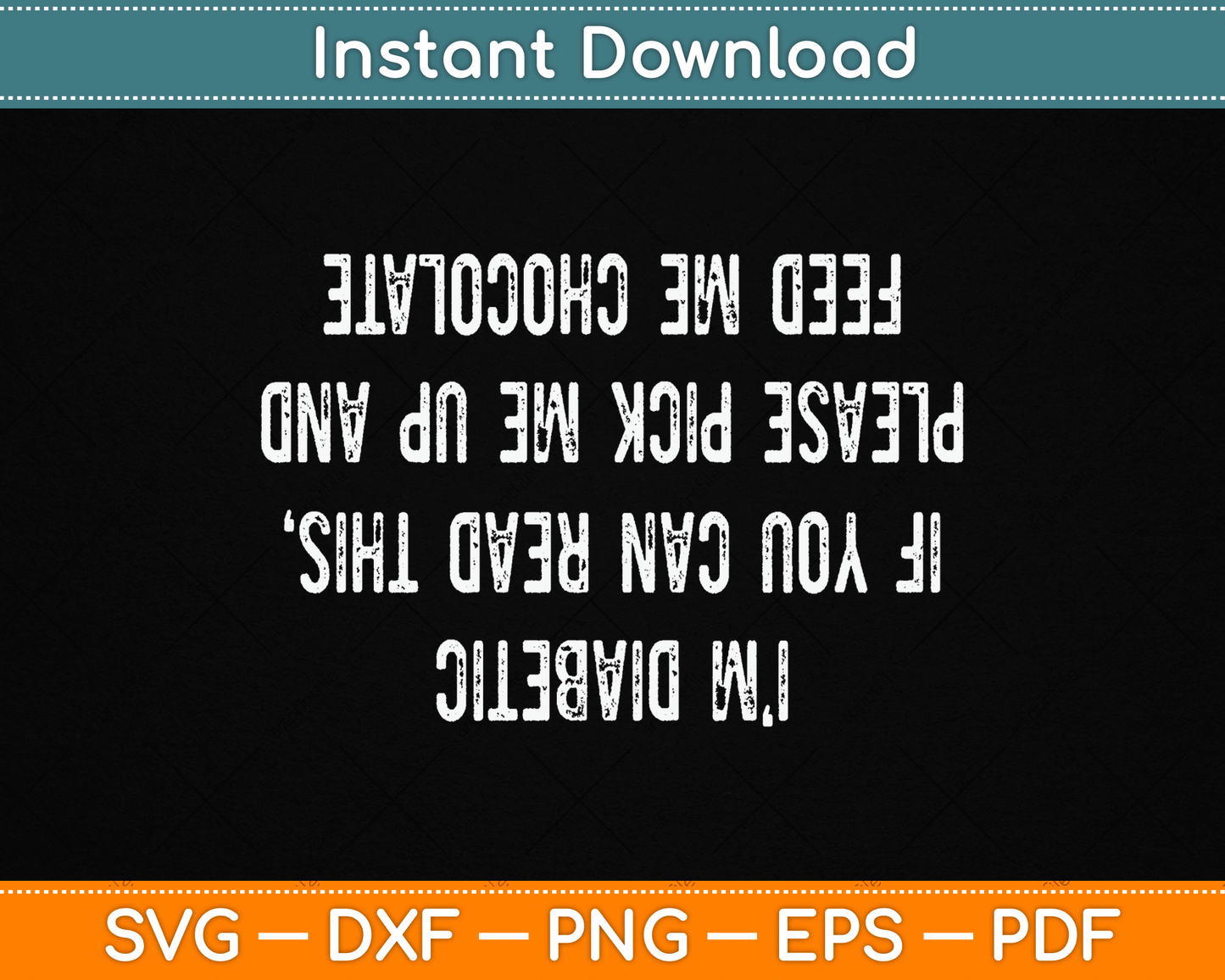 Funny Diabetes Gift Funny Type 1 Diabetic SVG Digital Cutting File