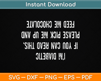 Funny Diabetes Gift Funny Type 1 Diabetic SVG Digital Cutting File
