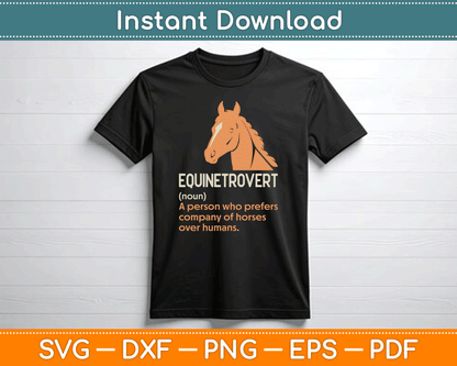 Funny Horse Definition SVG Digital Cutting File
