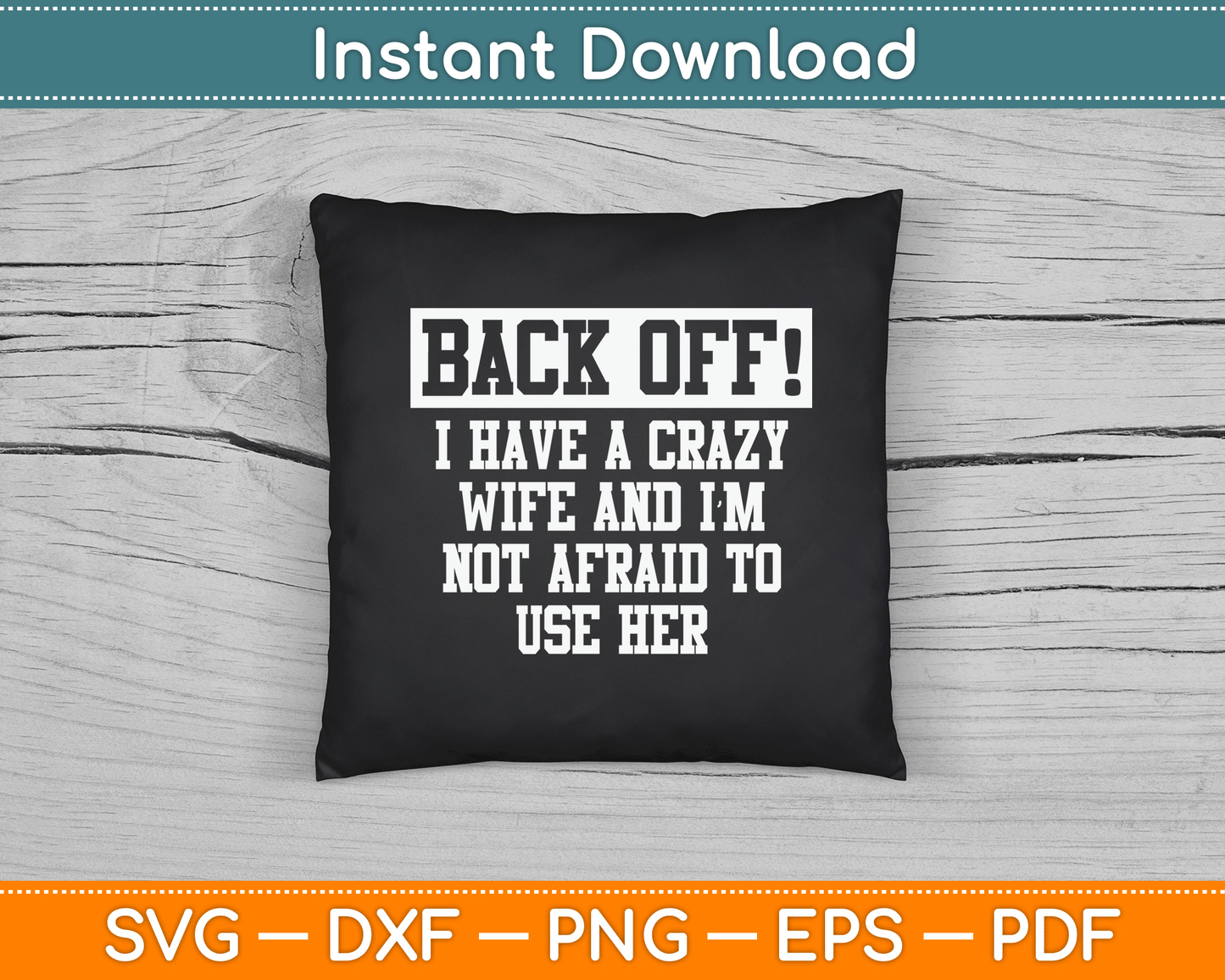 Funny husband gift SVG file for DIY shirts, mugs, tote bags, and craft projects