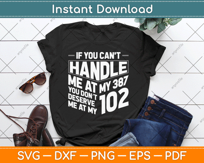 If You Can't Handle Me Diabetic Type 1 Diabetes Funny SVG Digital Cutting File