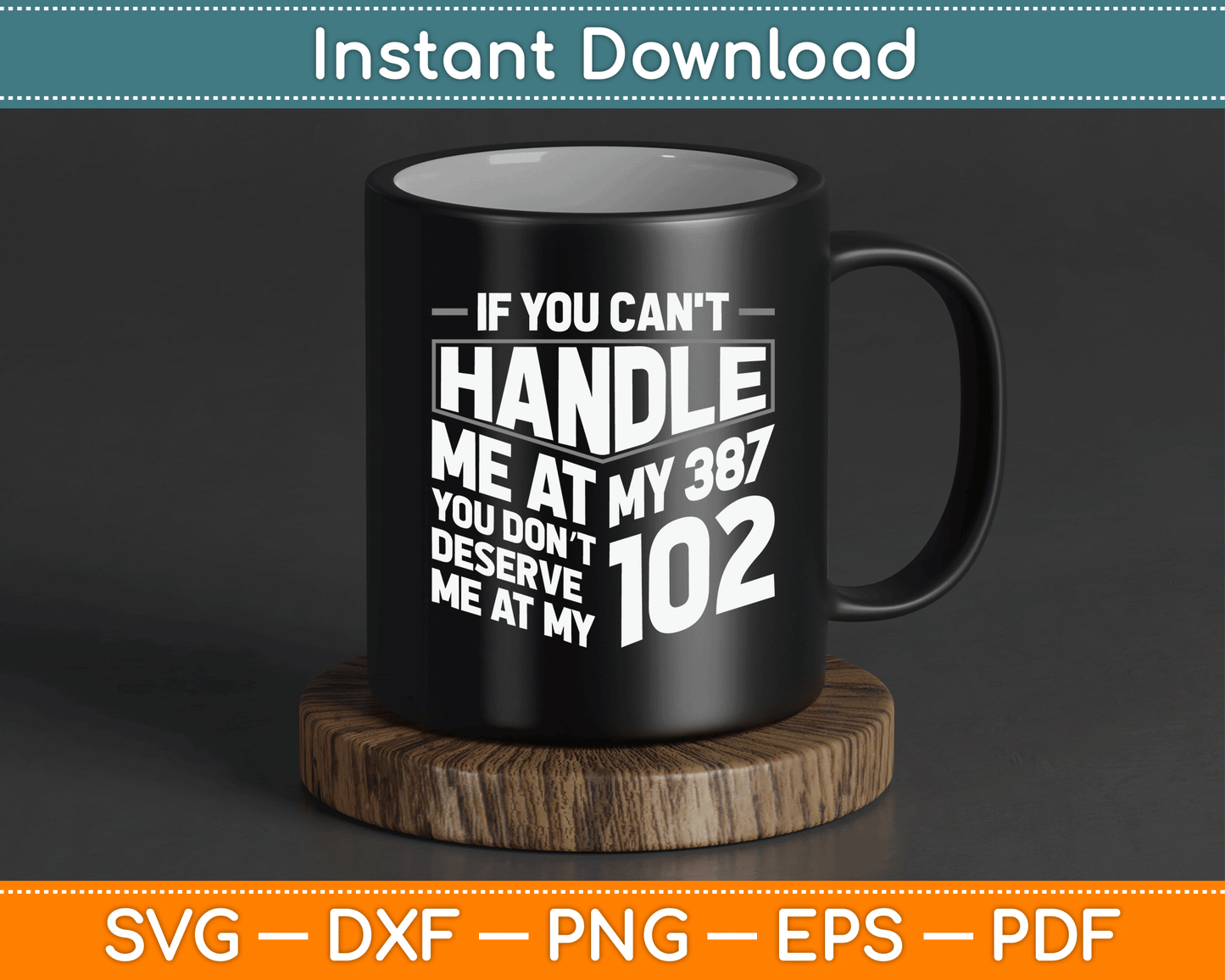 If You Can't Handle Me Diabetic Type 1 Diabetes Funny SVG Digital Cutting File