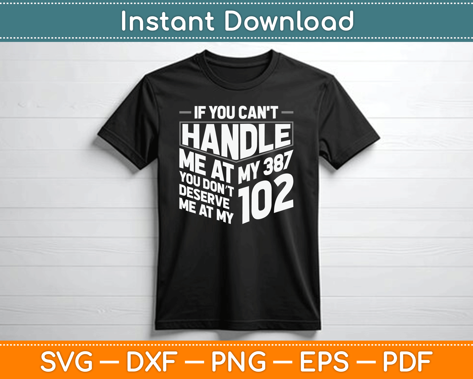 If You Can't Handle Me Diabetic Type 1 Diabetes Funny SVG Digital Cutting File
