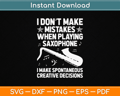 Funny Saxophone For Men Women Marching Band Player Musician Svg