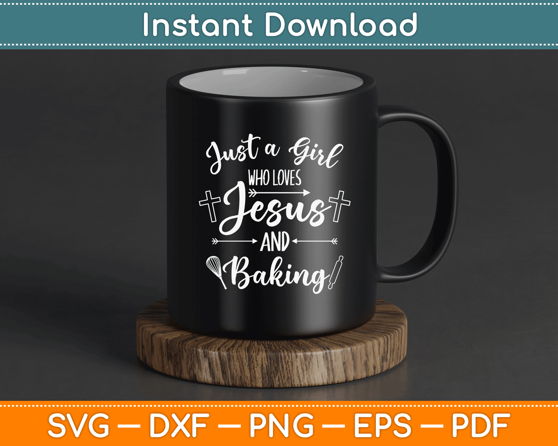 Funny baker gift SVG design for aprons, mugs, and handmade creations
