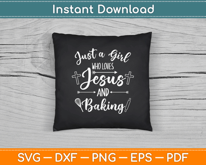 Christian baking SVG file for faith-filled bakers and dessert lovers