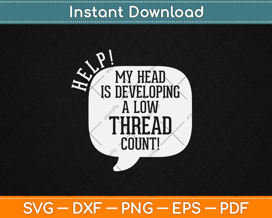 Funny Bald Guy Svg Digital Cutting File
