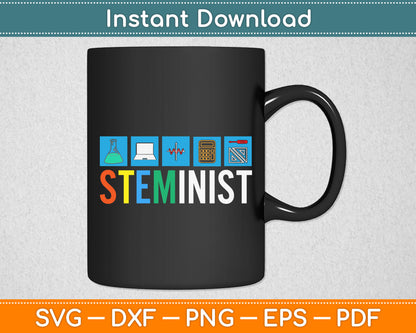 Funny Biology Steminist Svg Digital Cutting File