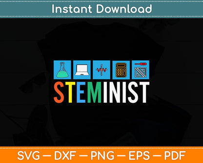 Funny Biology Steminist Svg Digital Cutting File