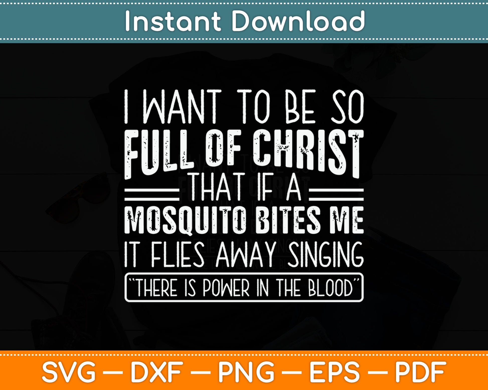 Funny Christian Religious Servant Of God Faithful Jesus Svg Digital Cutting File