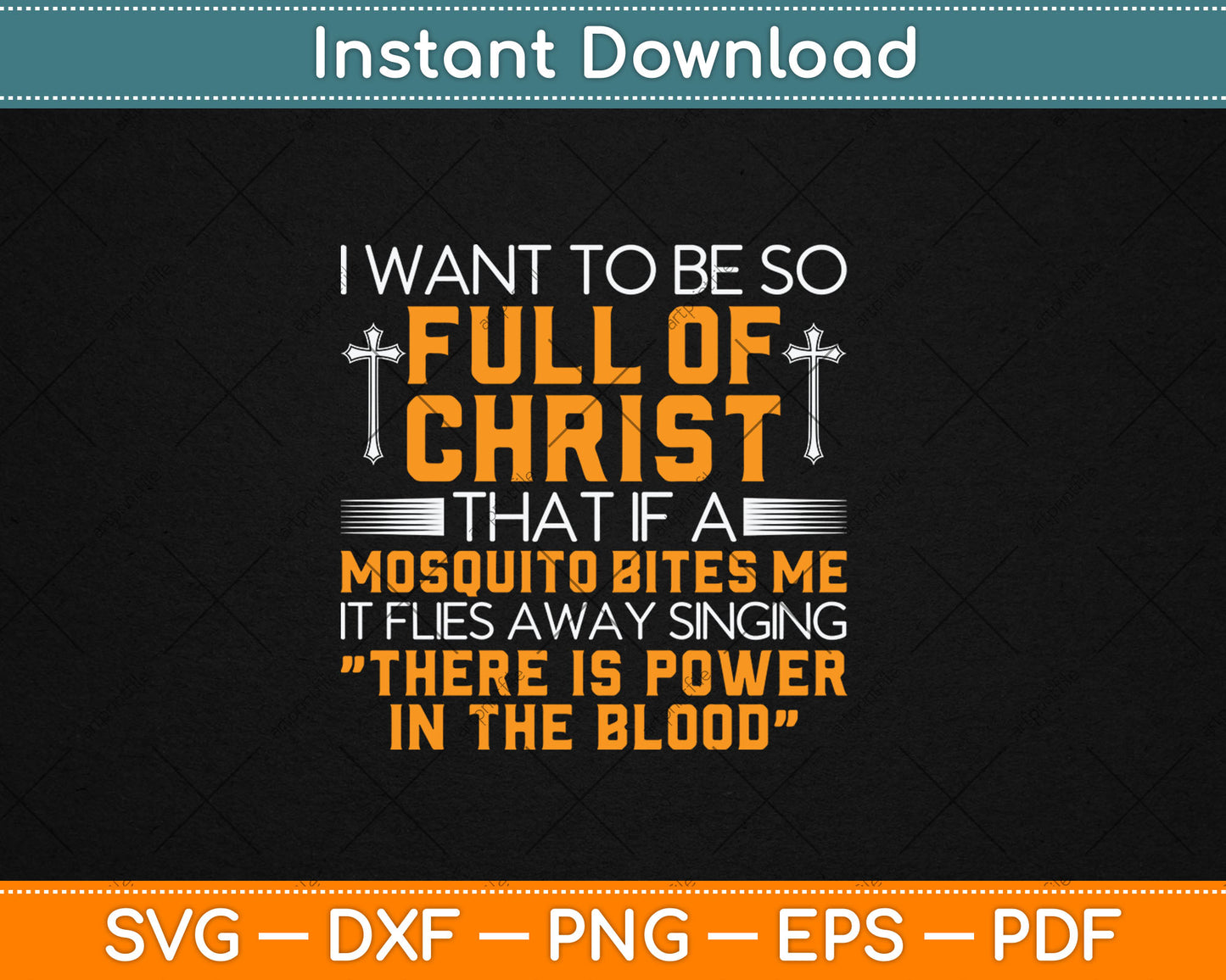 Funny Christian Religious Servant Of God Faithful Jesus Svg Digital Cutting File