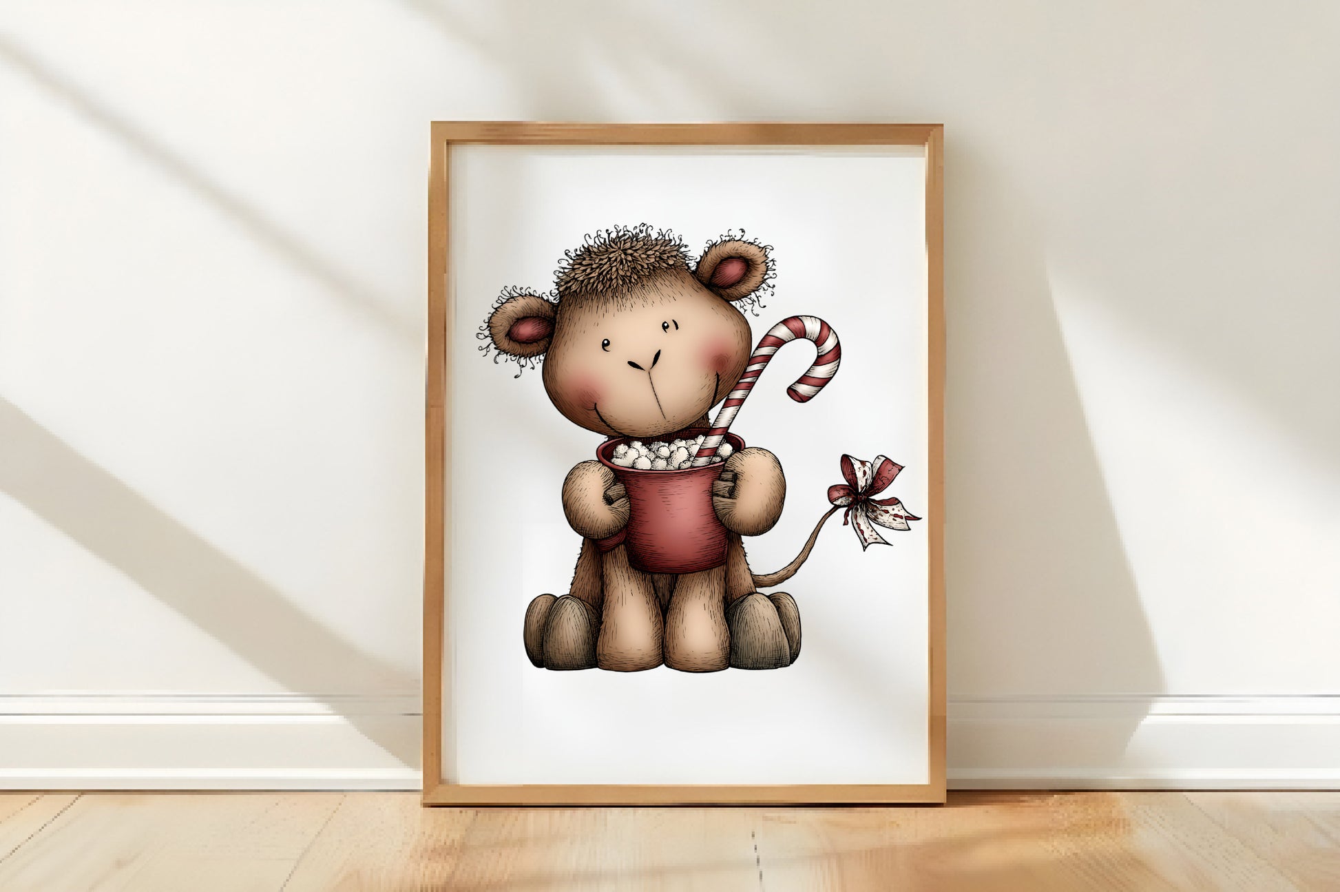 Funny Christmas Camels Clipart PNG
