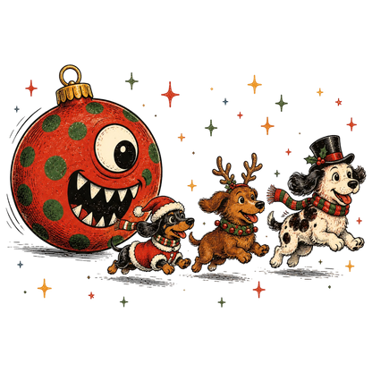 Funny Christmas Dachshund Dog PNG