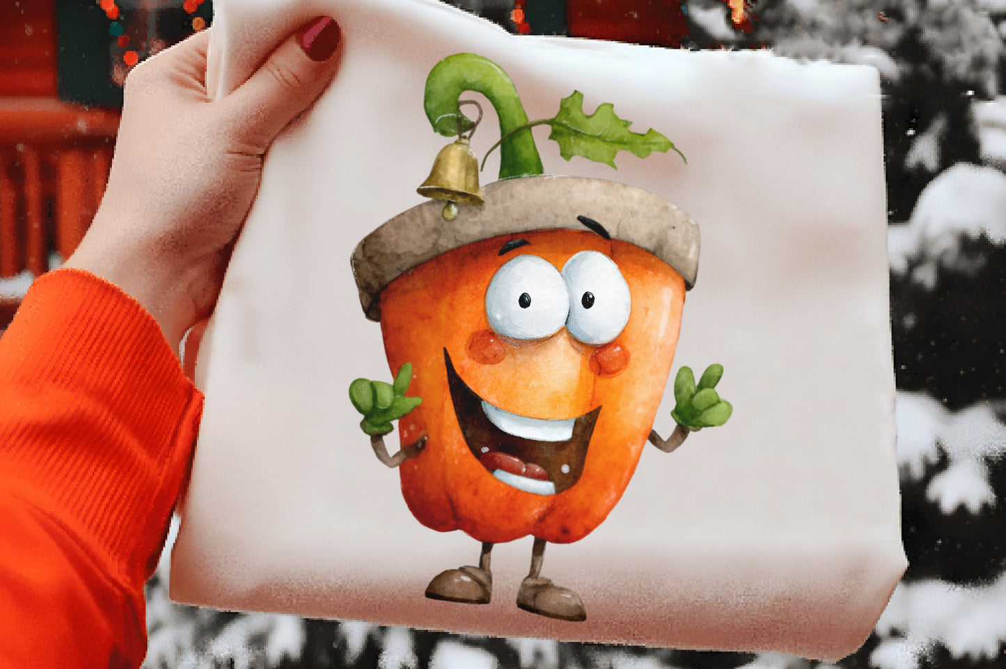 Funny Christmas Dinner Clipart PNG