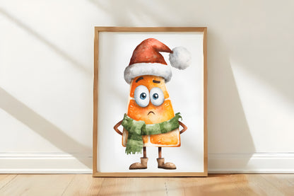 Funny Christmas Dinner Clipart PNG