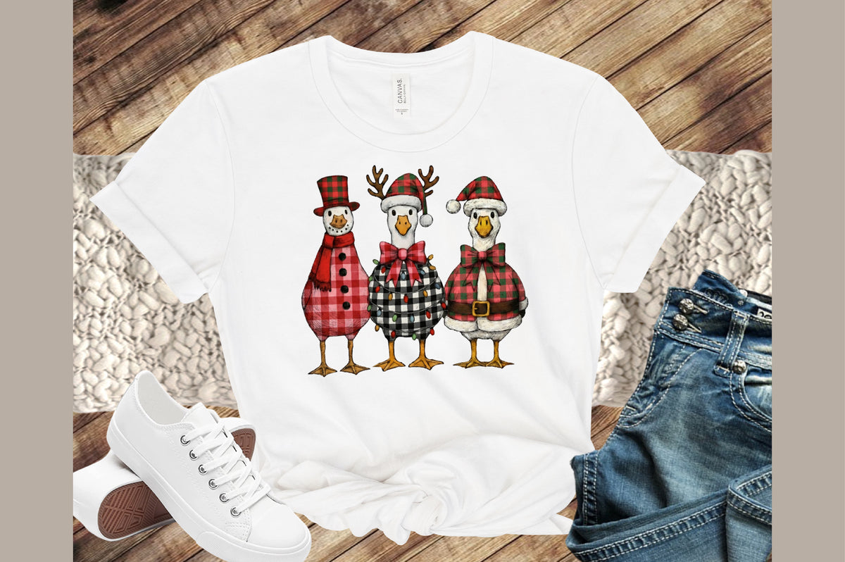 Funny Christmas Goose PNG