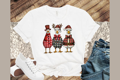 Funny Christmas Goose PNG