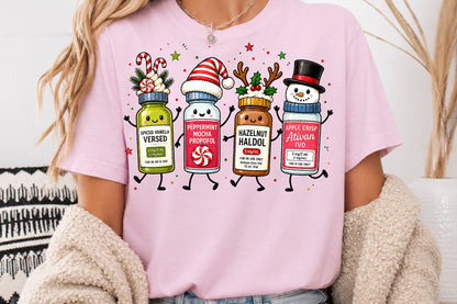 Funny Christmas Medical Doodle PNG Sublimation Design