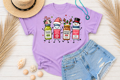 Funny Christmas Medical Doodle PNG Sublimation Design