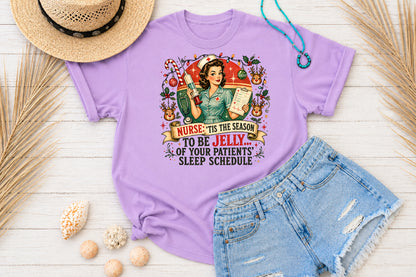 Funny Christmas Nurse Girls PNG Sublimation Design