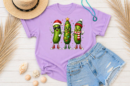 Funny Christmas Pickle PNG Sublimation Design