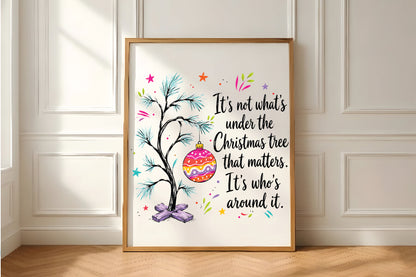 Funny Christmas Tree Quote PNG