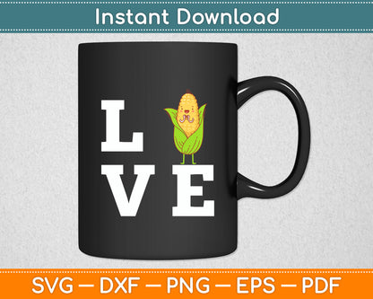 Funny Corn Lover Svg Digital Cutting File