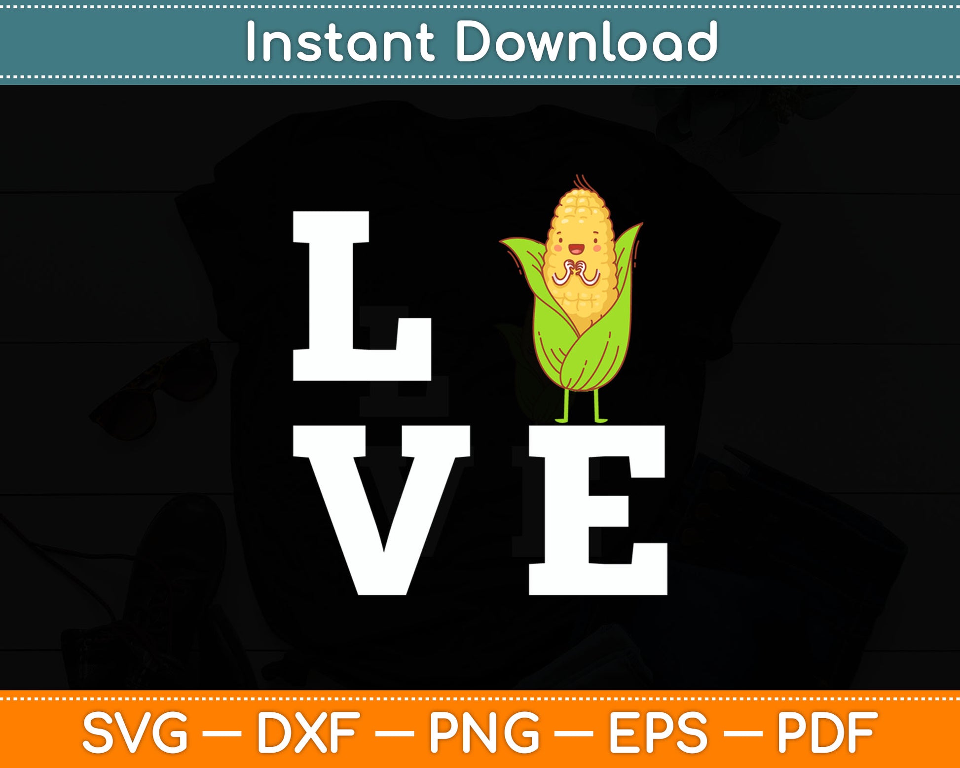Funny Corn Lover Svg Digital Cutting File