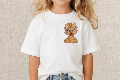 Funny Crazy Chicken Embroidery Design – Hilarious Chicken Machine Embroidery Pattern, Funny Farm Animal & Country Embroidery Design