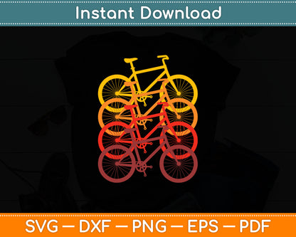 Funny Cycling Retro Cycle Lover Svg Digital Cutting File