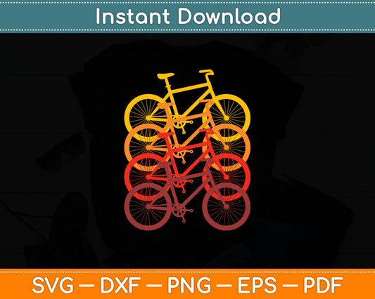 Funny Cycling Retro Cycle Lover Svg Digital Cutting File