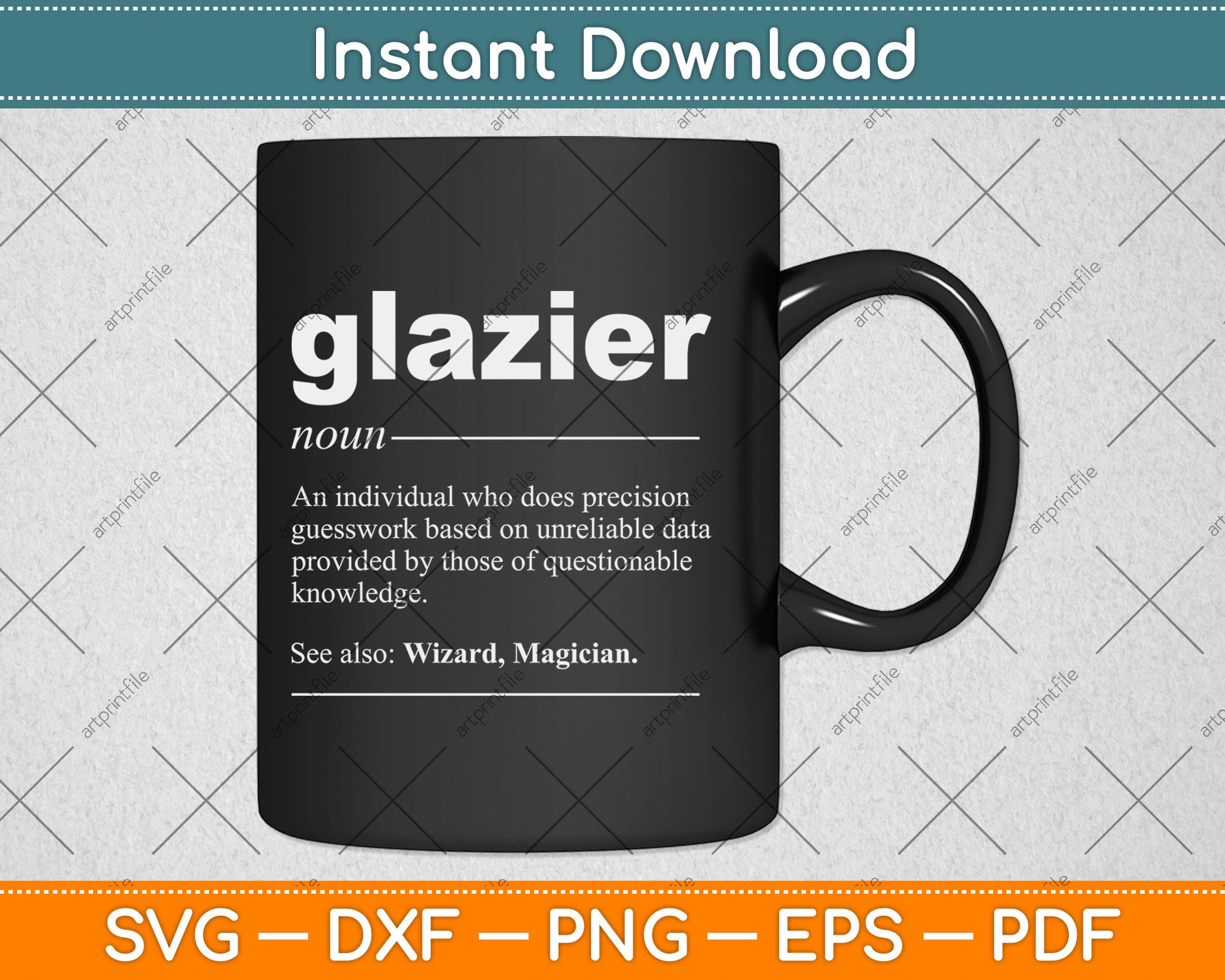 Funny Definition Glazier Svg Digital Cutting File