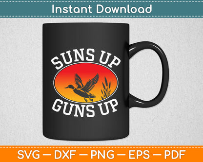 Funny Duck Hunting Duck Shooting Waterfowl Gift Svg Digital Cutting File