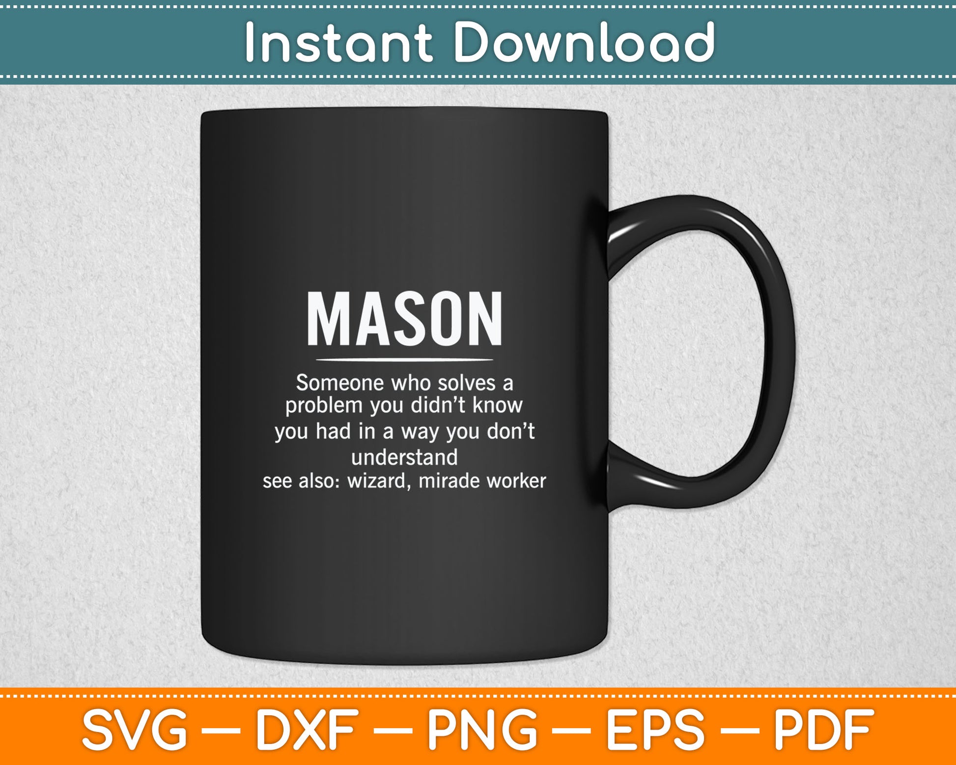 Funny First Name Gifts Men Birthday Father's Day Svg Digital Cutting File