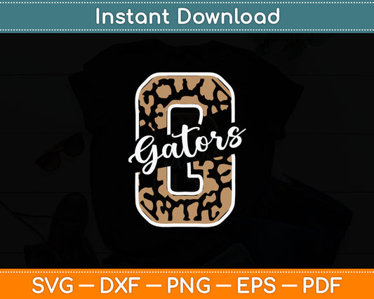 Funny Gators Vintage Retro Classic Svg Digital Cutting File