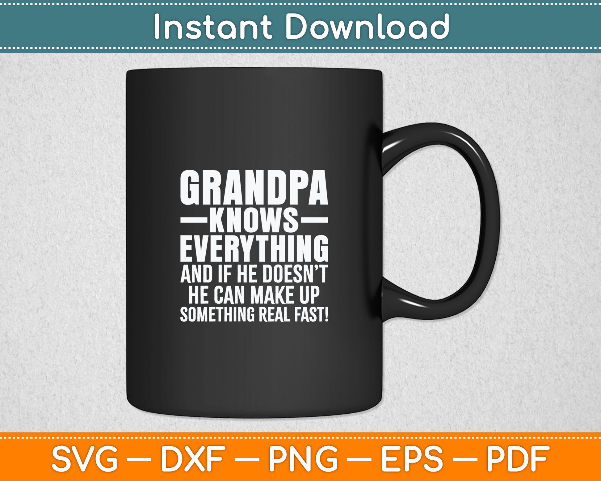 Funny Grandpa Art For Grandpa Men Grandfathers Day Papi Svg Digital Cutting File