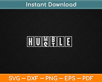 Funny Hustle Gift For Men And Women Cool Humble Odometer Svg Digital Cutting File