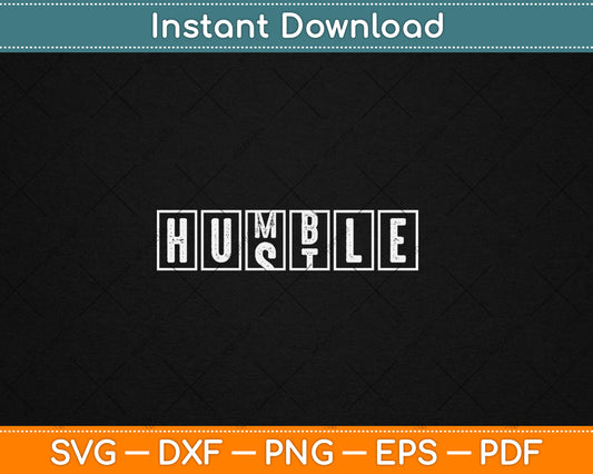 Funny Hustle Gift For Men And Women Cool Humble Odometer Svg Digital Cutting File