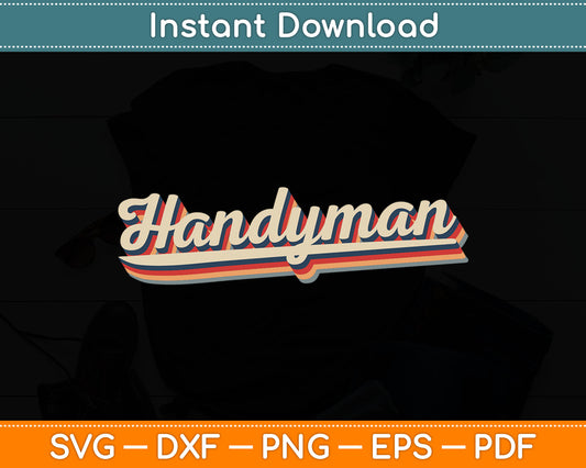 Funny I Fix Things & Handyman Svg Digital Cutting File