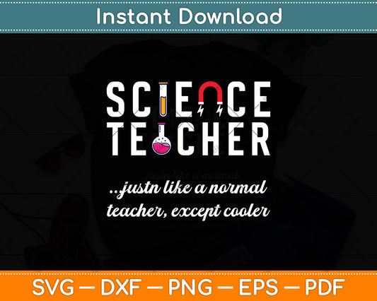 Funny I Heart Love Science & Biology Teacher Svg Digital Cutting File